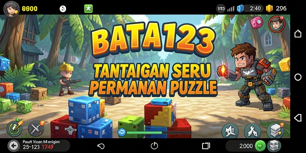 Tampilan gameplay BATA123 yang menantang dan seru.