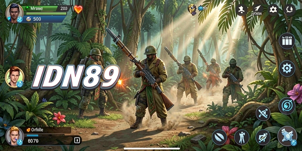 Tampilan antarmuka IDN89 yang sederhana dan efektif.