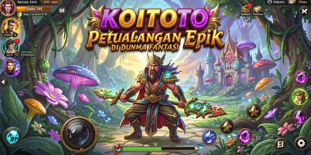 Tampilan gameplay KOITOTO yang menawan dan penuh aksi.