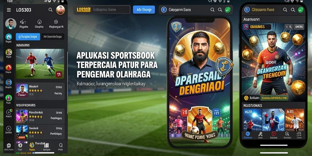 Tampilan utama screenshot LOS303 dengan berbagai opsi taruhan.