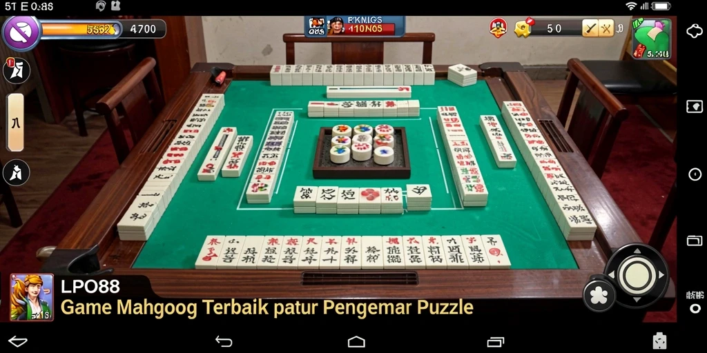 Screenshot gameplay LPO88 menampilkan keseruan bermain Mahjong yang menantang.