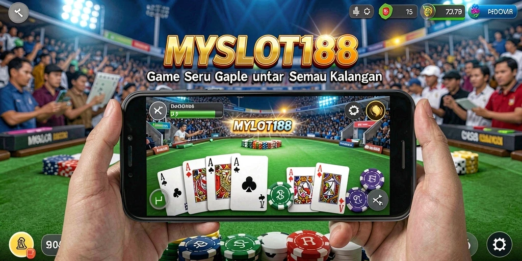 Gameplay seru Gaple di MYSLOT188 yang menantang.